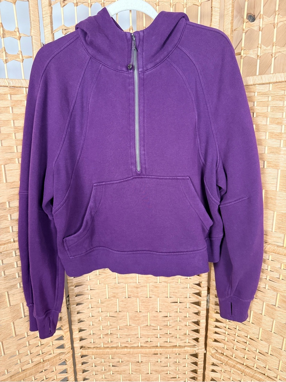 Lululemon Scuba Oversized Half-Zip Hoodie Dramatic Magenta Size M/L
